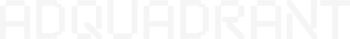 Adquadrant, Logo, White@8x